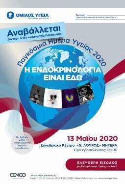 ΗΜΕΡΙΔΑ ΓΙΑ ΤΗΝ ΠΑΓΚΟΣΜΙΑ ΗΜΕΡΑ ΥΓΕΙΑΣ 2020 "Η ΕΝΔΟΚΡΙΝΟΛΟΓΙΑ ΕΙΝΑΙ ΕΔΩ"